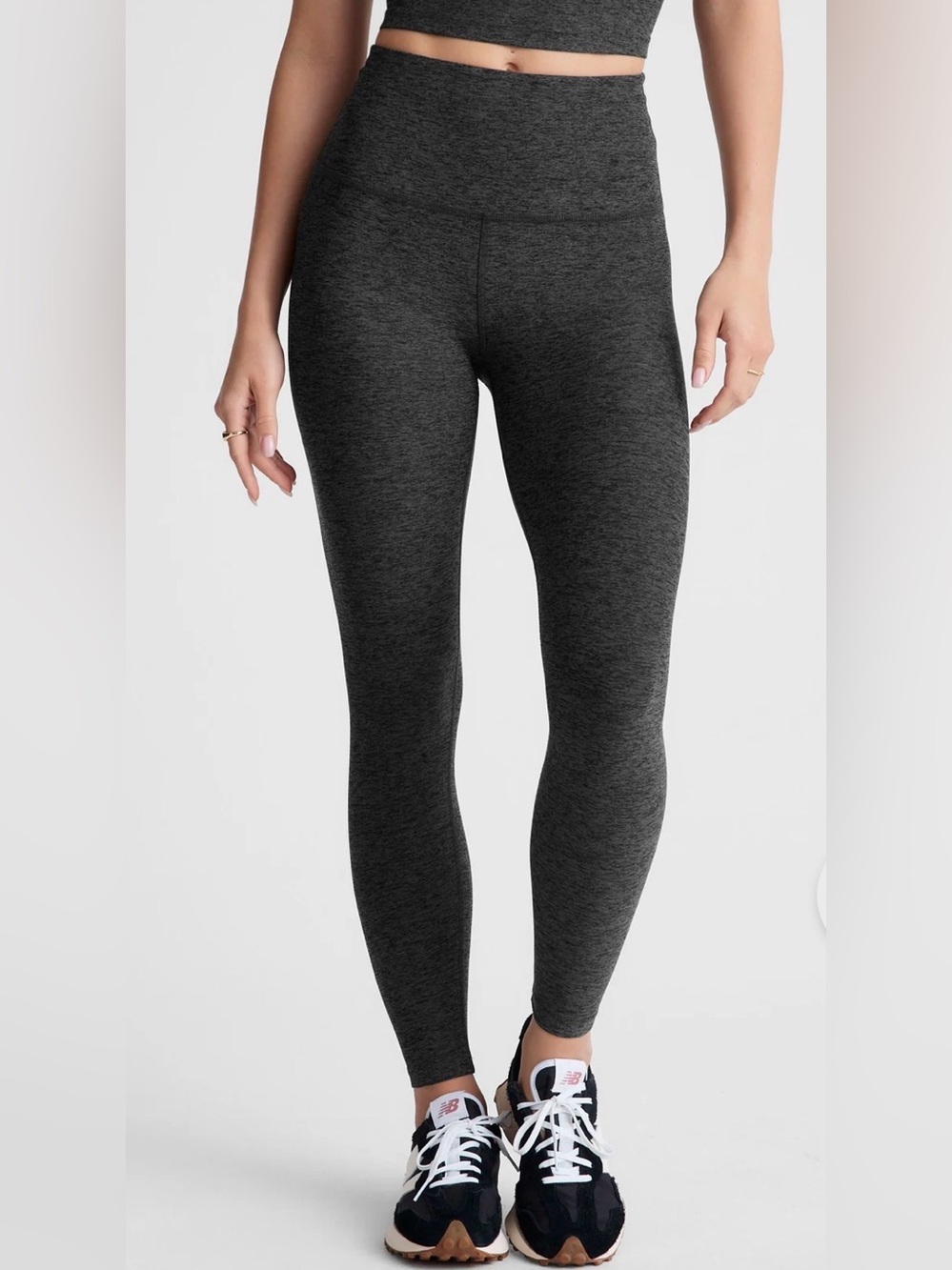Beyond Yoga Spacedye™ Caught In The Midi High Waisted Legging Sz XS Grey